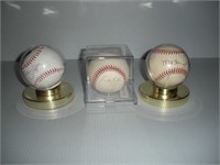 Autographed Signened Baseball 3 Baseball 1