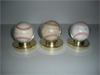 Autographed Signened Baseball 3 Baseball 1