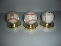 Autographed Signened Baseball 3 Baseball 1