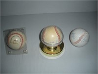 Autographed Signened Baseball 3 Baseball 1