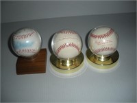 Autographed Signened Baseball 3 Baseball 1