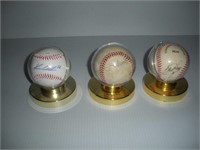 Autographed Signened Baseball 3 Baseball 1