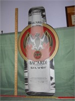 Bacardi Silver Large Size Metal Liquor Sign