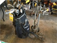 Golf Clubs, Bag, & Cart