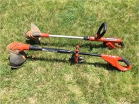 Pair of B&D Cordless 18V Grass Trimmers