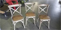 Wooden Chairs (3) - Brown