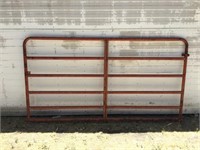Orange Metal Gate Panel