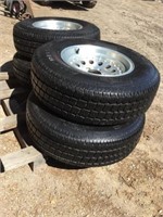 4 Aluminum Rims & Tires