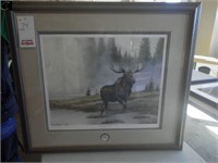 Through the Mist- Moose Print