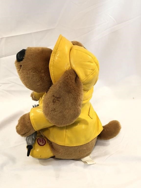Beverly Hills Teddy Bear Company Musical Plush Dog Singing in The Rain T4 for sale online 