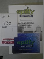 $100 Gift Certificates for Spiffy Car Wash
