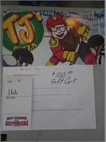 $100 Gift Card for TJ's Pizza