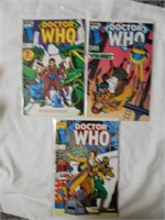Dr. Who issues #1, #2, and #4