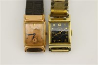 Bulova & Lord Elgin 14k Gold Filled Wrist Watches