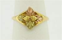 10k Yellow And Rose Gold Ring