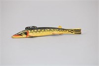 Oscar Peterson 6" Pike Fish Spearing Decoy,