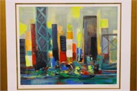 Marcel Mouly "Hong Kong" Sgnd & #d Lithograph