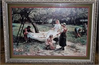 "The Apple Gatherers" (1880) by Fred Morgan