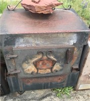 Antique Cast Iron Wood Burning Stove