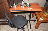 Adjustable Work Table & Desk Chair