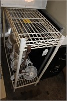 Stationary Cart and Fans
