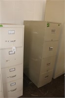 2- 4 Drawer File Cabinets