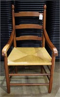 2 Walnut Clore Captain Chairs