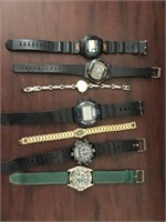 Seven Wrist Watches