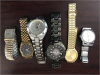 Six Wrist Watches