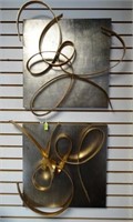 MODERN METAL WALL ART SCULPTURES