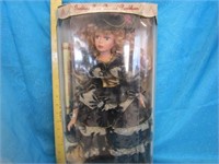 Genuine Fine Bisque Porcelain doll in box