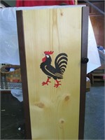 Handmade Rooster cupboard; pick up only 32 x 14