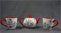 Certified International Teapot and Mug Set