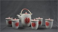 Vintage Chinese Porcelain Tea Set