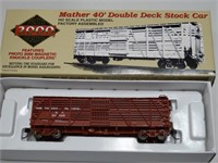 Life-Like Mather 40' Double Deck Stock Car
