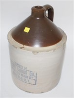 Stoneware ad jug # 2: Globe Liquor Co. 148 & 152