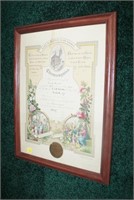 "Ehrenzeugniss" certificate, Religious certificate