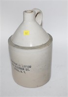 Stoneware advertising 1-gallon jug: Marone &