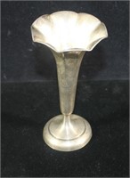 Tiffany sterling silver weighted 5.5" vase,