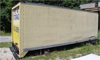 Truck box, 24 feet long x 8ft wide x 8ft tall.
