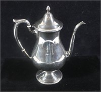 Sterling silver 9.5" coffee with lid