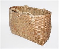 Basket, 8"x 14", one handle needs repair