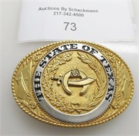 STATE OF TEXAS SHRINER/MASONS BELT BUCKLE