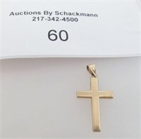 14 K..MA GOLD CROSS PENDANT