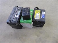 4 batteries for scrap