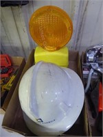 Hard hat & safety flasher