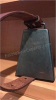 7 inch cowbell with leather strap