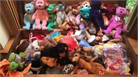 Large beanie baby collection