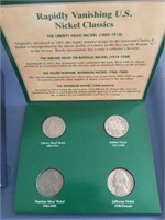 Two Sets of 5 Coins 1935 & Set of 4 Nickels