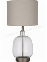 Better Homes Artisan Glass Table Lamp, 22"
